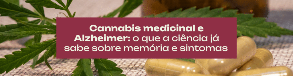 Entenda o que a ciência já sabe sobre cannabis medicinal e Alzheimer, os resultados de um estudo brasileiro e a importância do acompanhamento médico.